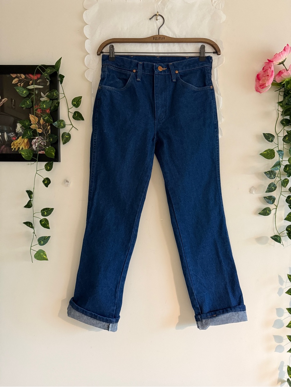 Wrangler Retro Bailey High Rise Boot Cut Blue Denim Jeans Women SZ 28 - Picture 5 of 15